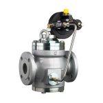 pilot-operated gas pressure regulator