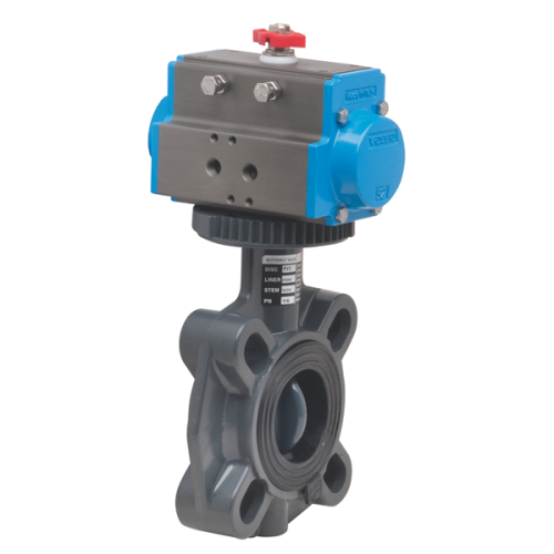 IMG_8P016500-500x500 PVC butterfly valve with actuator - تصویر 1